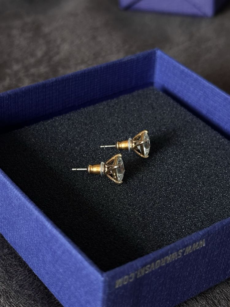 Swarovski Attract Обеци Розово Злато