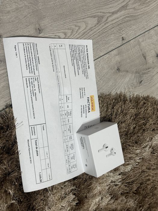AirPods Pro 3 - noi desigilate cu factura Altex si garantie