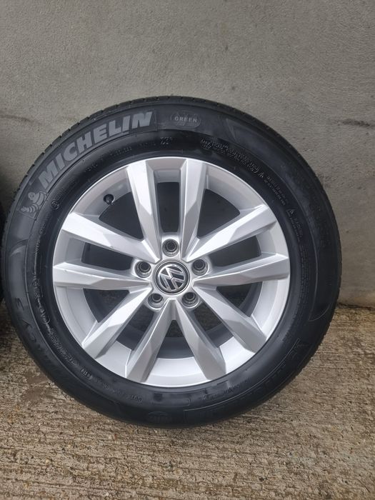Jante originale VW 16" cu senzori presiune originali si anvelope de va