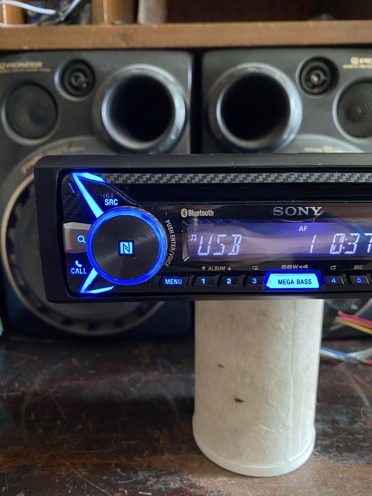 SONY MEX-N4100BT - 4X55W - Bluetooth, USB, CD плеър за кола сд, радио