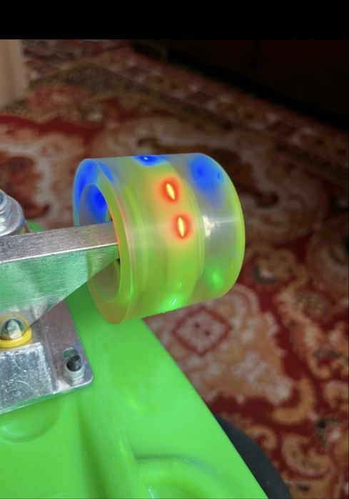 Pennyboard cu lumini