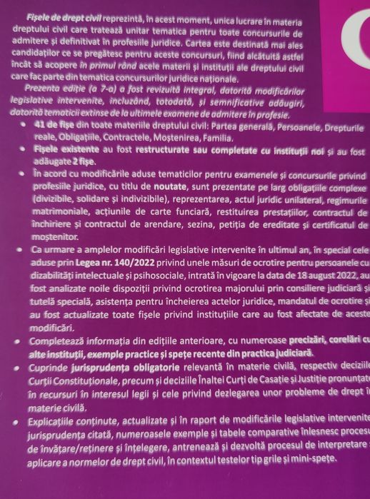 Fișe de drept civil