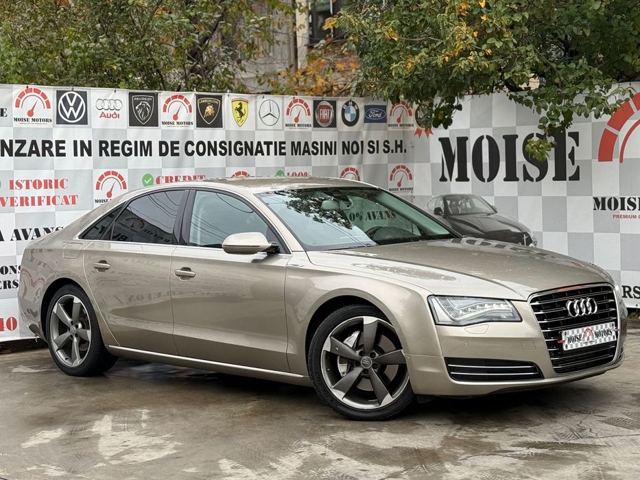 Audi A8 MATRIX 3.0 TDI 250cp Individual 2013 IREPROSABILA Rate•Garantie•Livra