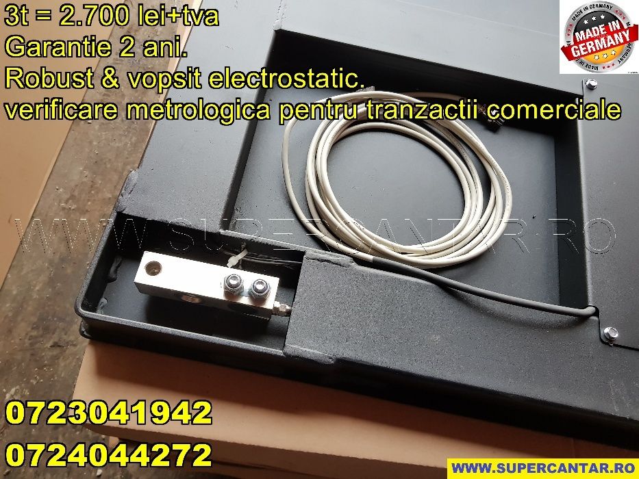 Cantar platforma 3t Omologat