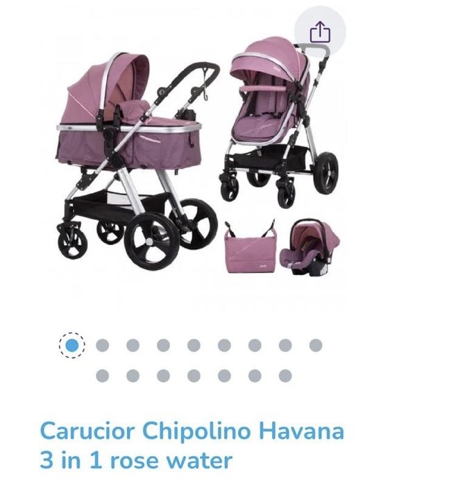 Vand Carucior Chipolino Havana 3 in 1 + premergator