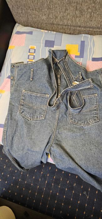 salopeta de blug cu bretele