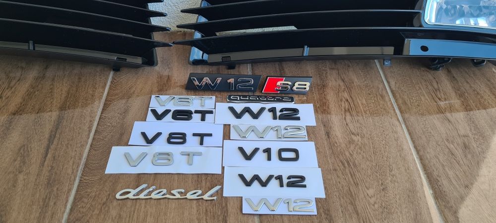 Audi A8 a8 Face D3 Халогени S8 Решетки Ауди а8 д3 Халоген Решетка audi