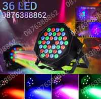 LED мини диско парти,лазер,прожектор,лампа,проектор, 36 Led,RGB,