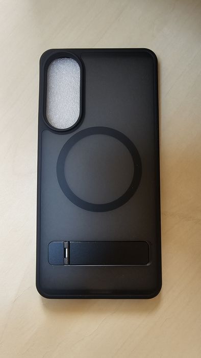 Husa magnetica MagSafe cu kickstand Galaxy S25 Edge
