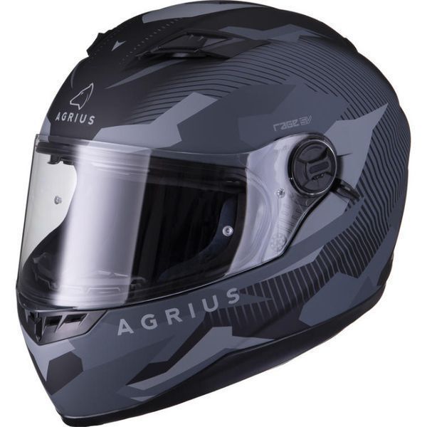 Casca Moto NOUA pe negru mat cu ochelari soare si 4 STELE SHARP, S-XL