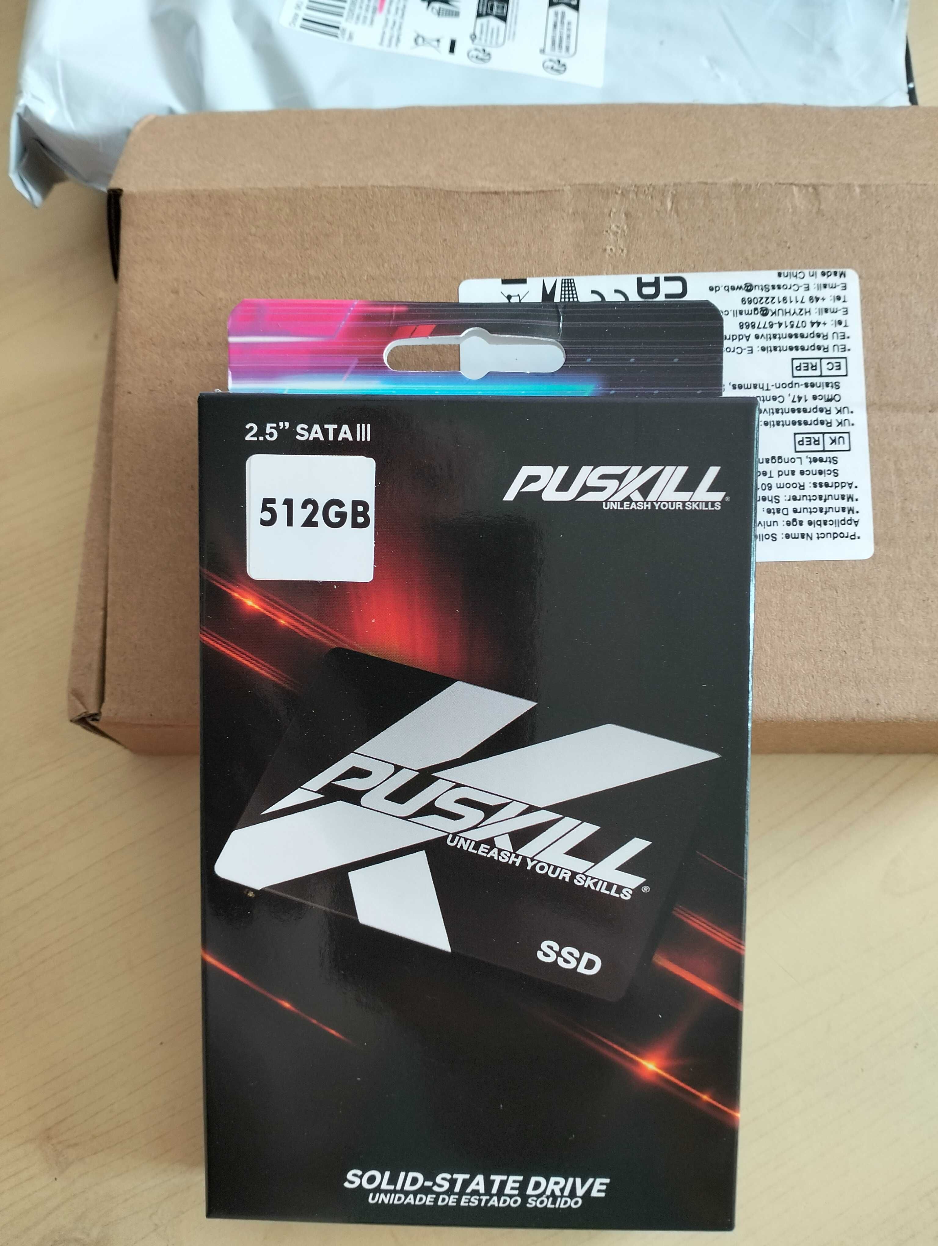 SSD 512 GB, sata3