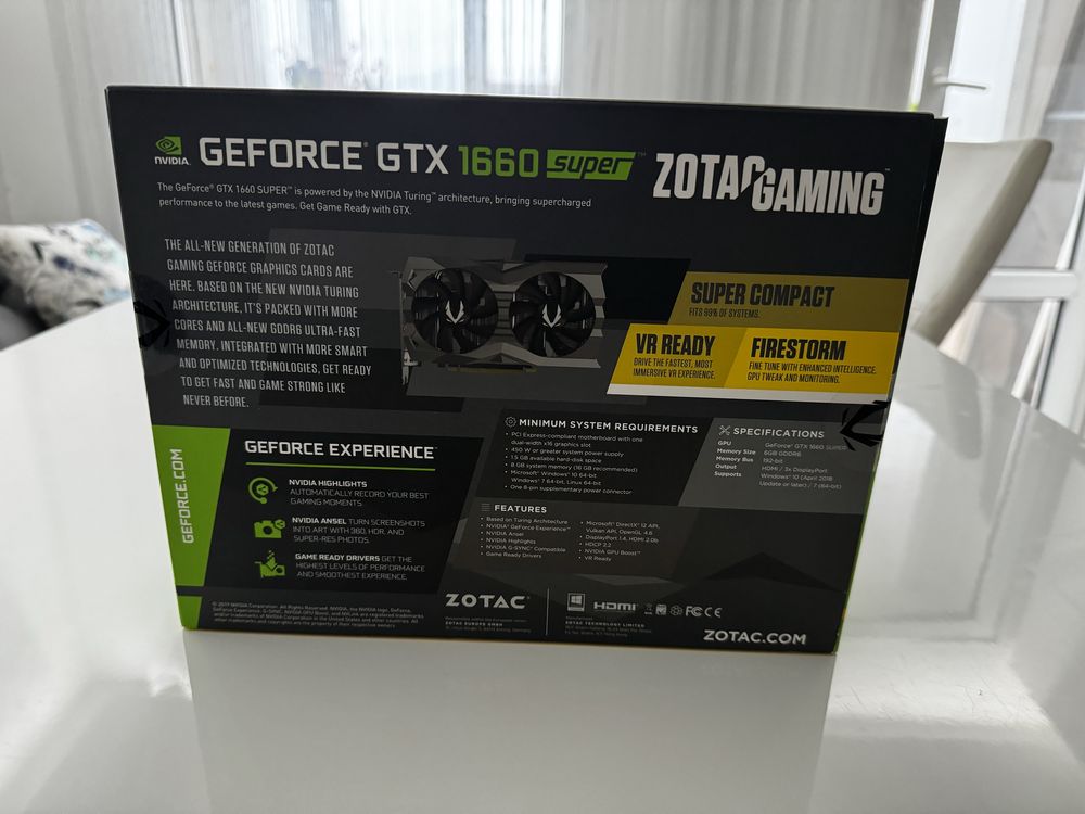 Zotac GeForce GTX 1660 Super