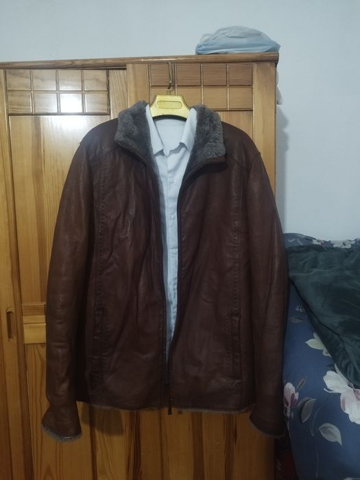 Мужская Дубленка Куртка Цыгеика нстуралка