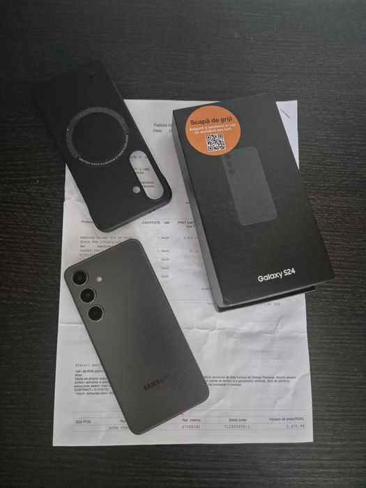 Samsung S24 Grey 256gb ca NOU GARANȚIE 7 luni