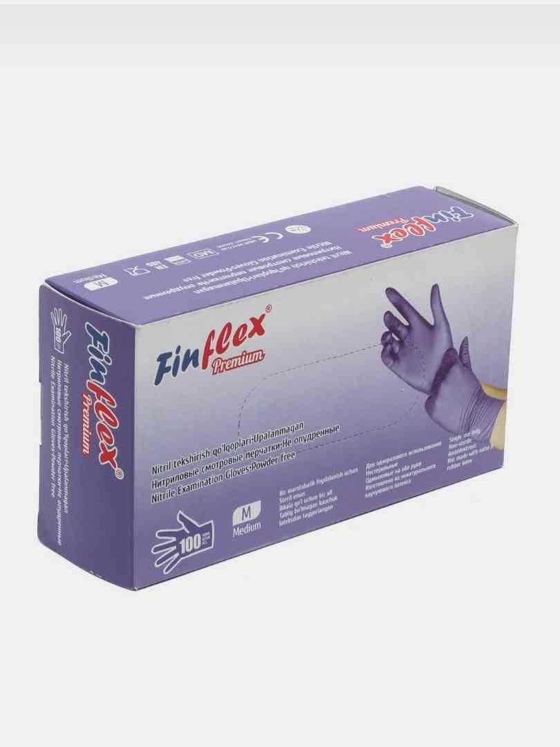 Нитриловые перчатки Finflex, L 34 000, M 35 000, в коробке 100 шт
