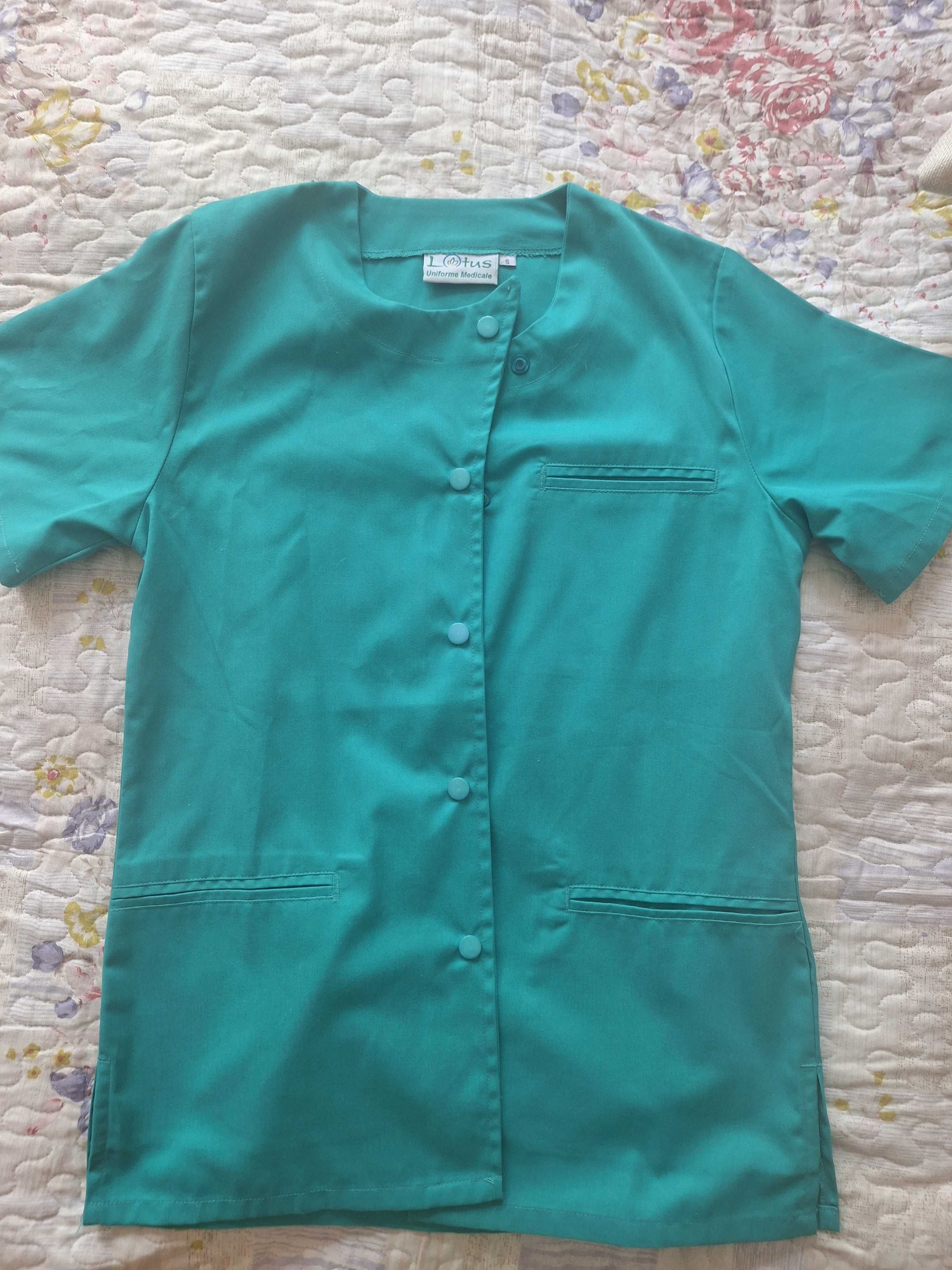 Bluza medicala verde