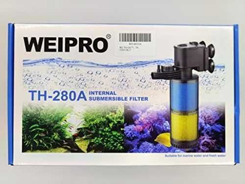 Нов Вътрешен аквариумен филтър 330л/ч, 2-степенен, 30–80L, Weipro