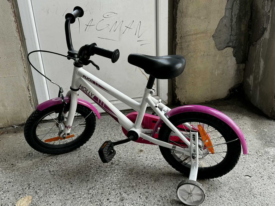 Детско розово колело