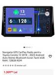 Vand Navigatie,CarPlay, Toyota Corolla2018 2023Android 6GB RAM, 128GB