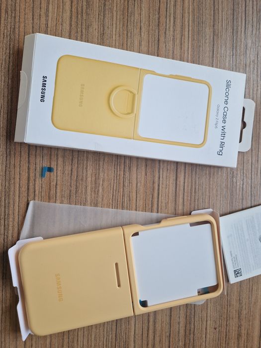 Husa Silicon+RING Originala Samsung Galaxy Z Flip 5 noua