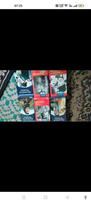 Benzi magnetice,noi,înregistrate cu filme italiene(Toto)