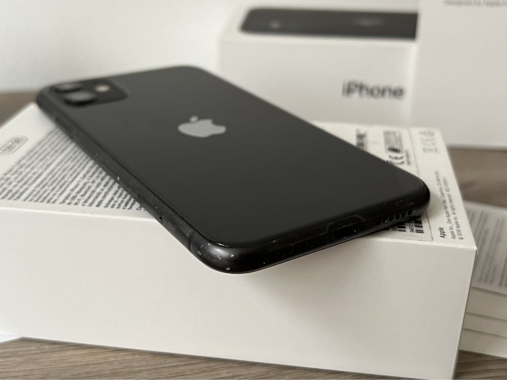 iPhone 11, 128GB, Black, 100% батерия, ОТЛИЧЕН, ГАРАНЦИЯ!