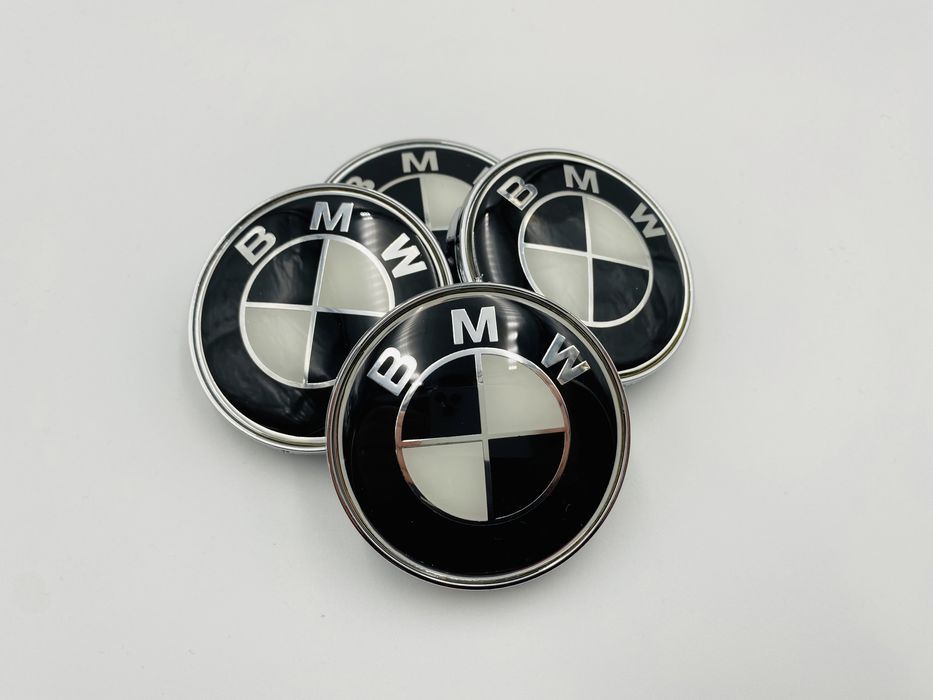 Set Embleme BMW negru/alb 7 bucati
