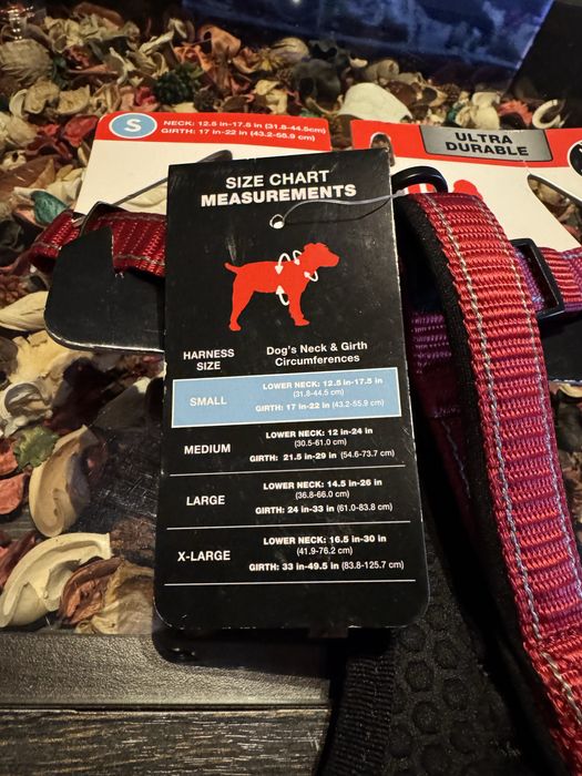 Ham roșu ajustabil pentru câini Kong Mărimea S