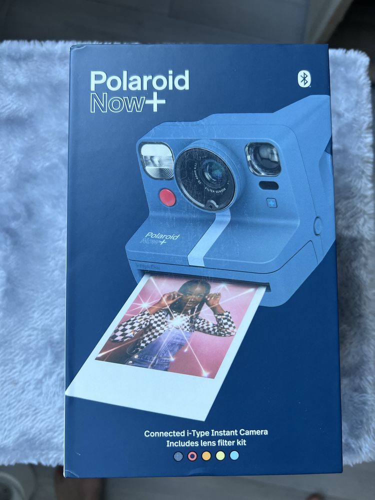 Aparat foto Polaroid Now+ (blue gray)  nou