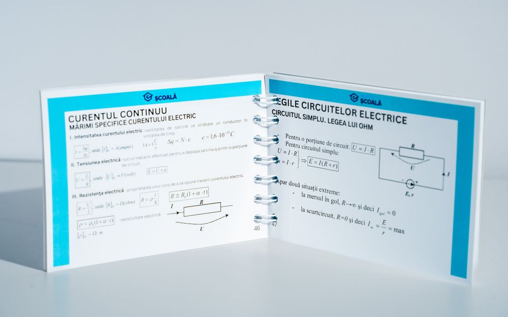 Culegere BAC Fizica – Flashcard Start in Scoala