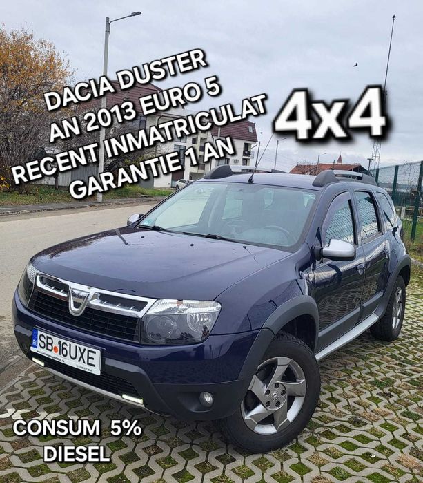 dacia duster 1.5 dci 4X4 2013 euro5 RECENT INMATRICULAT GARANTIE 1 an
