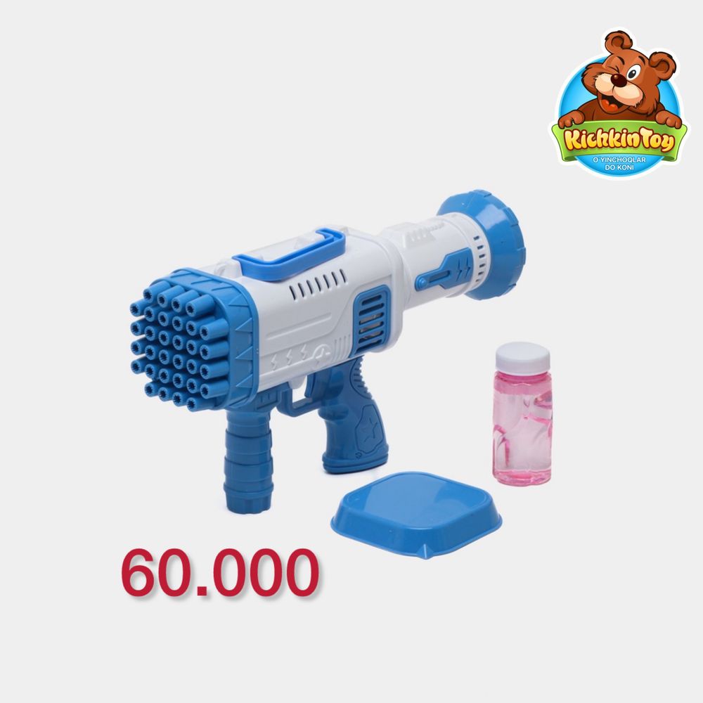 Bubble gun mini pufak purkovchi blaster