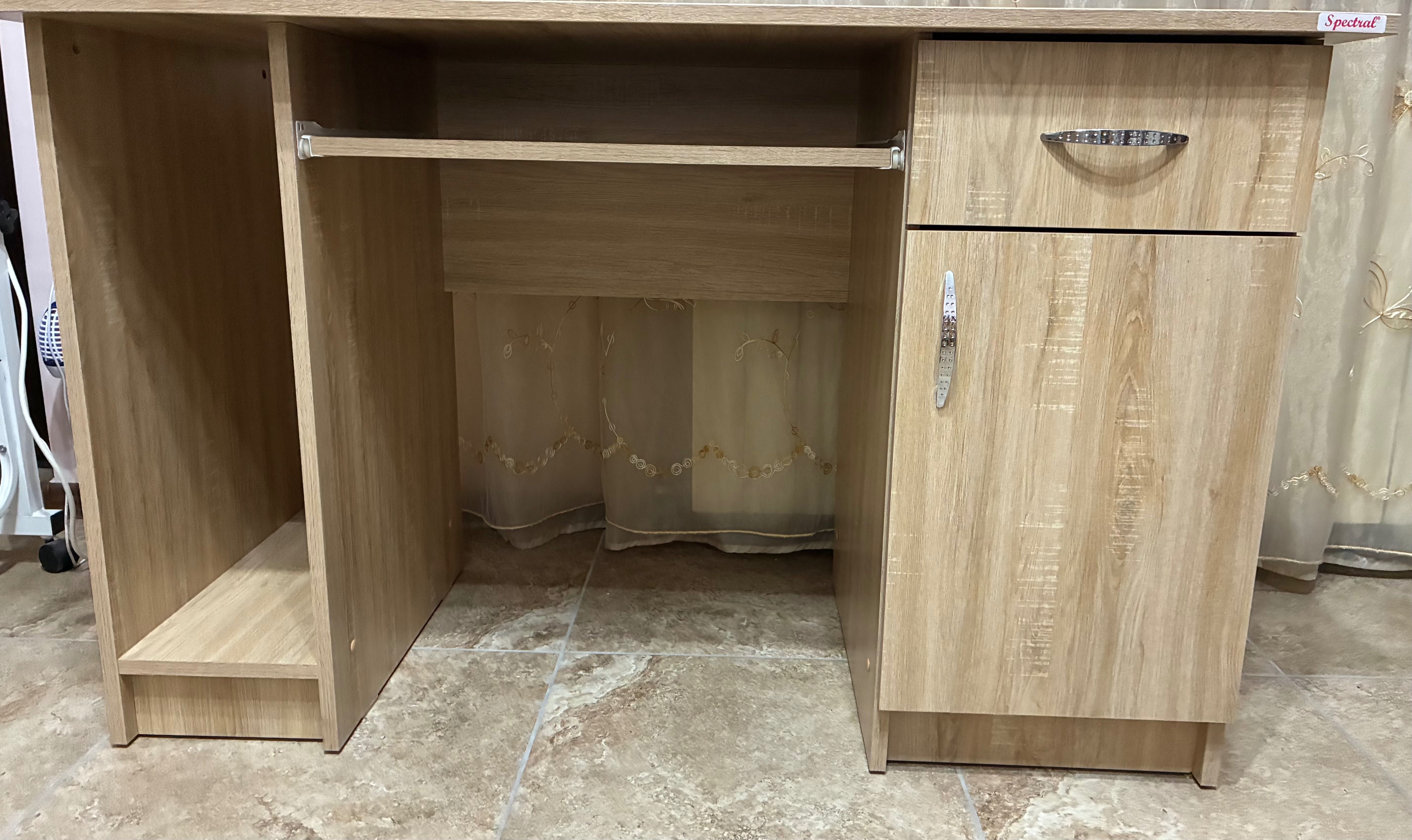 Birou Sani Nero cu 1 usa si 1 sertar 120x60x74