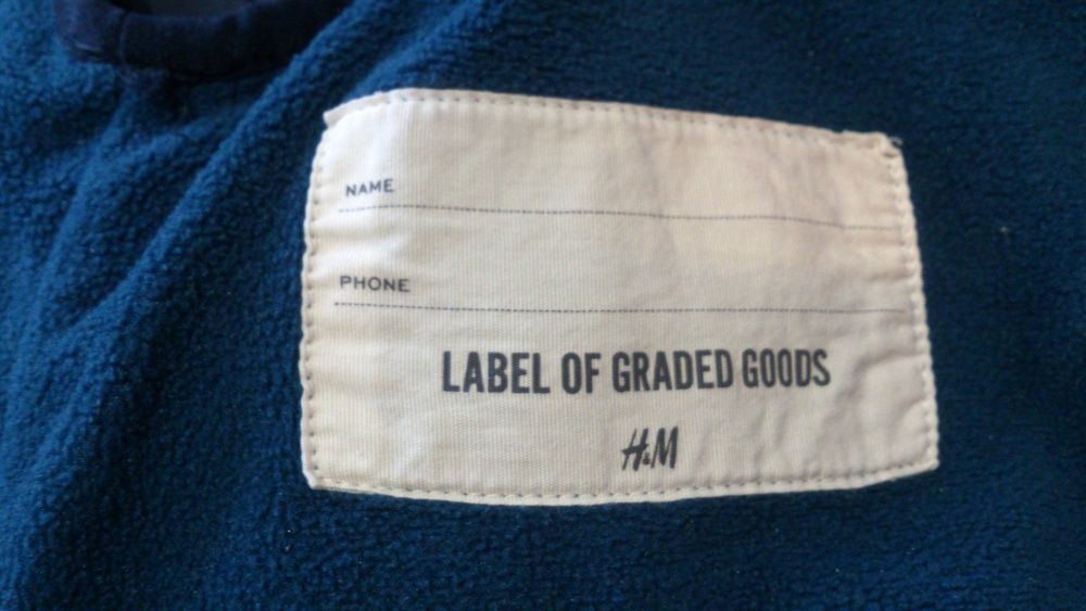 Детски елек,дебело подплатен. Ръст 164 H&M-L.O.G.G.