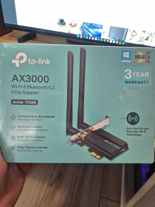 TP-Link AX3000 Dual-Band Wi-Fi 6 Bluetooth PCI Express Adapter