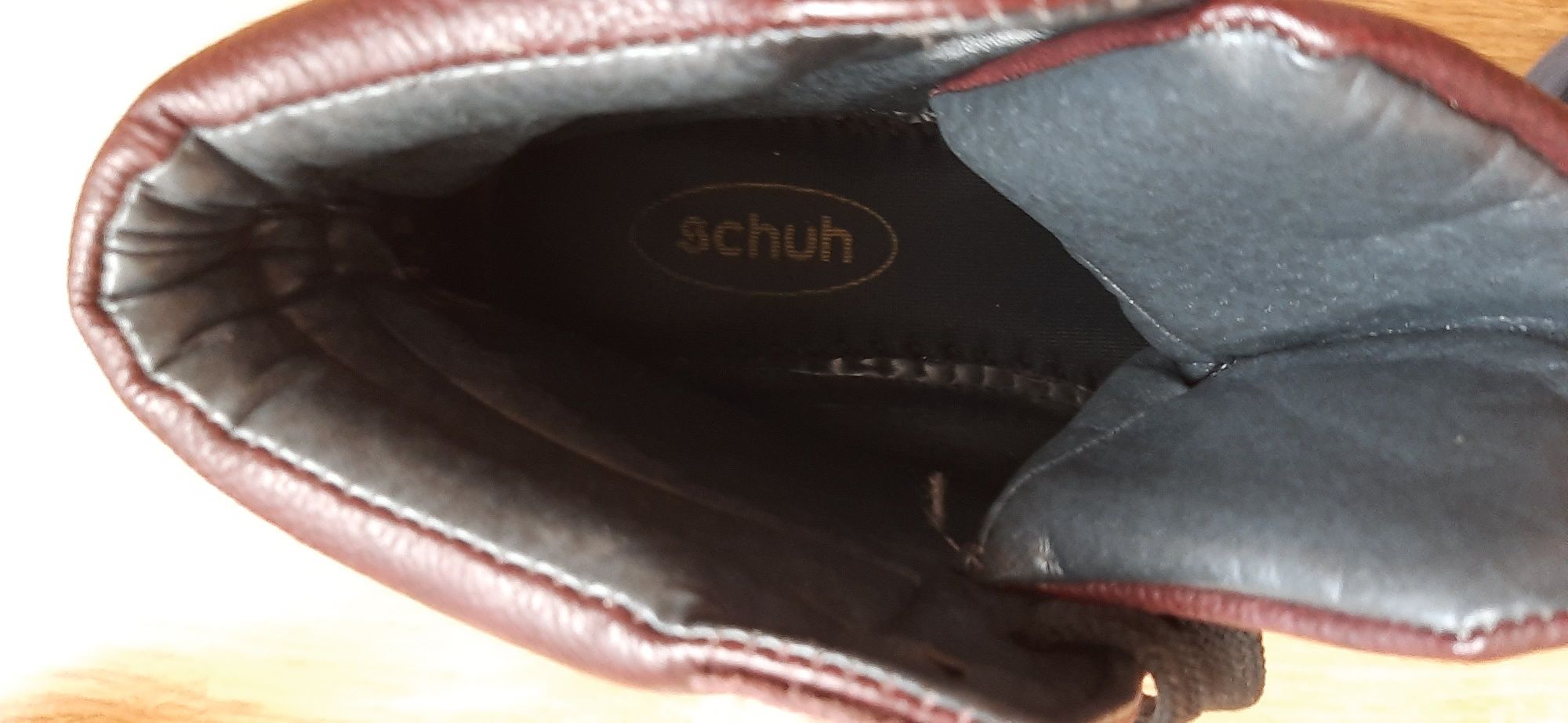 дамски боти естествена кожа  SCHUH N39