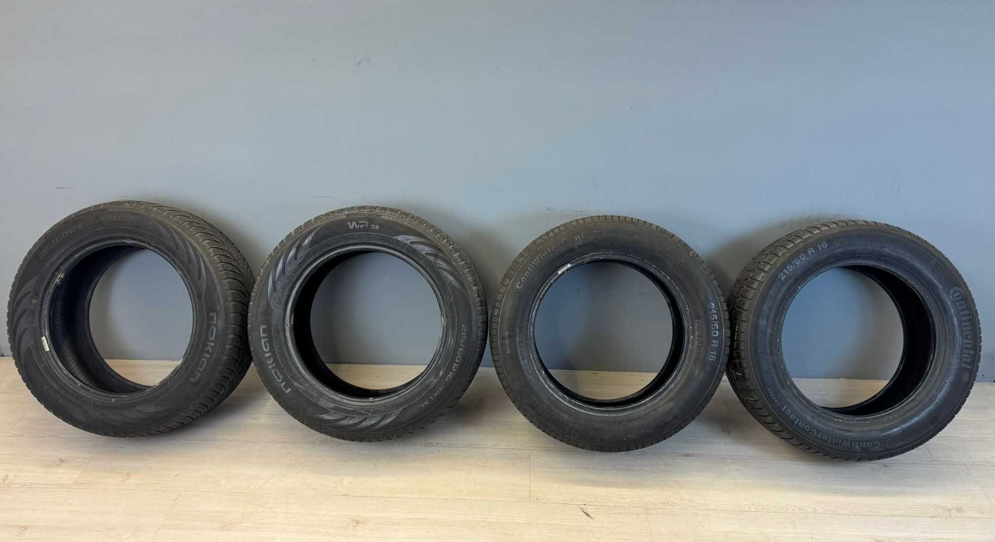 Anvelope 215/60 R16, iarna (cu fulg), Continental + Nokian