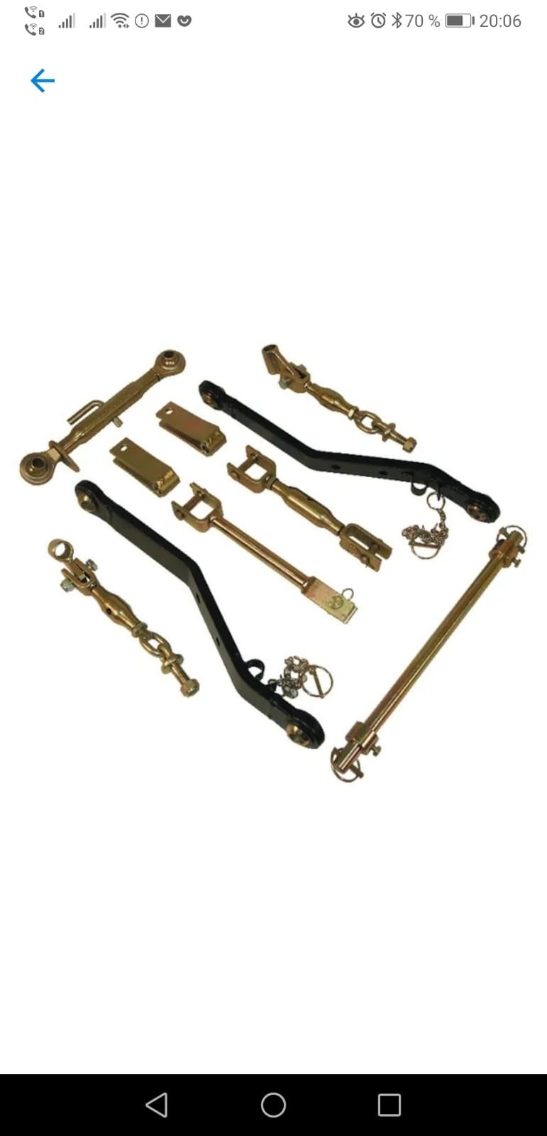 Kit tiranti tractor japonez iseki kubota Mitsubishi yanmar 15-25 cp im