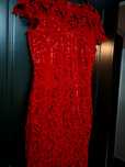 Rochie rosie eleganta