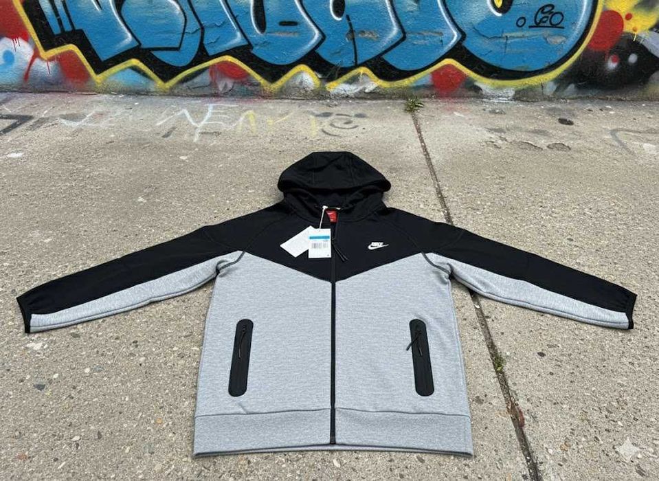 Trening Nike TECH Fleece 2024 Negru Gri Bumbac 100%