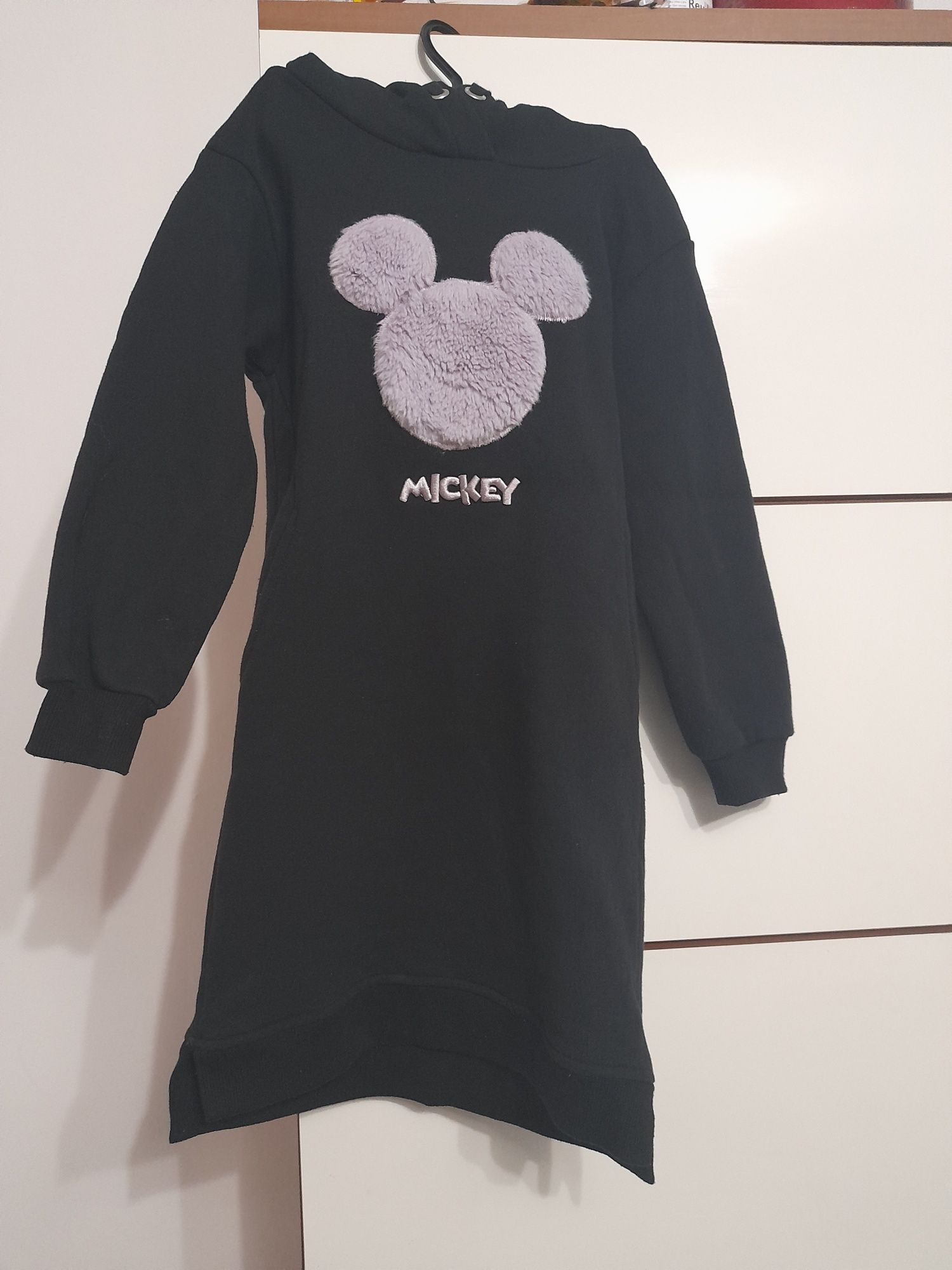 Rochie hanorac cu Micky Mouse pentru fetite