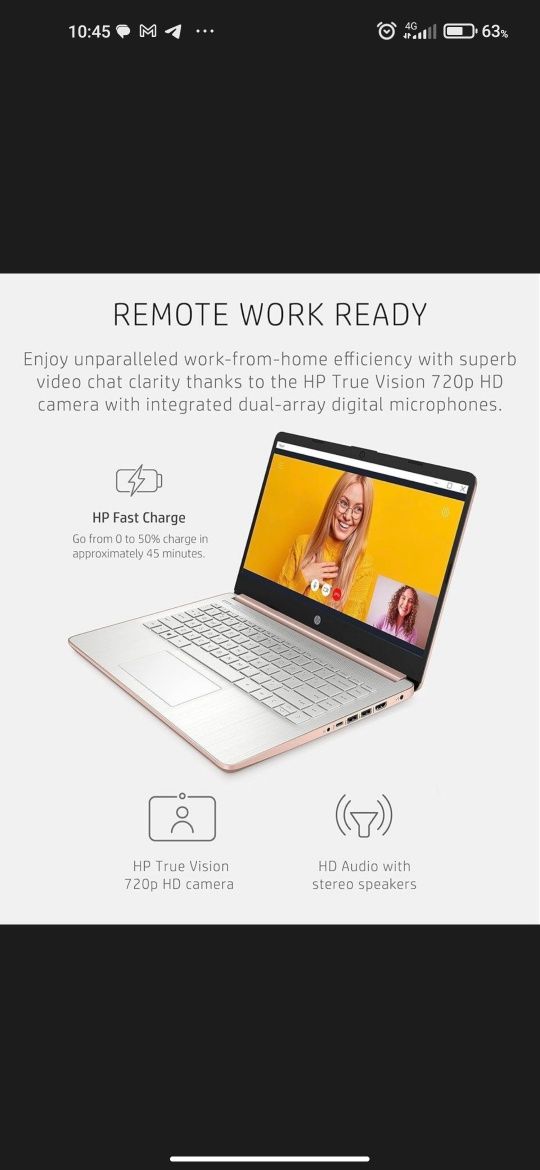 Noutbuk hp 14 Laptop