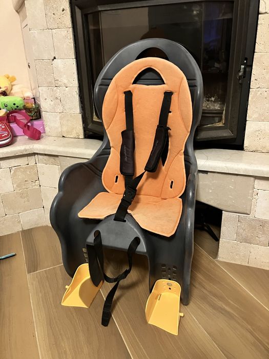 Scaun copii bicicleta - montare portbagaj