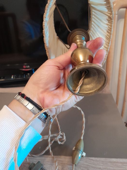 Veioza bronz antica