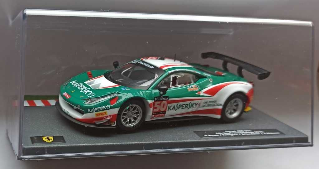 Macheta Ferrari 458 Italia GT3 24h Spa 2015 - Bburago/Altaya 1/43