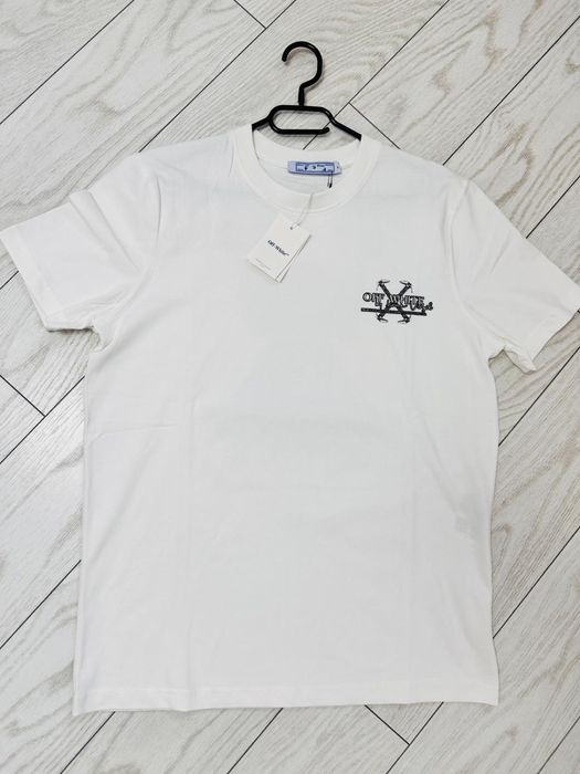 Tricou alb Off-White