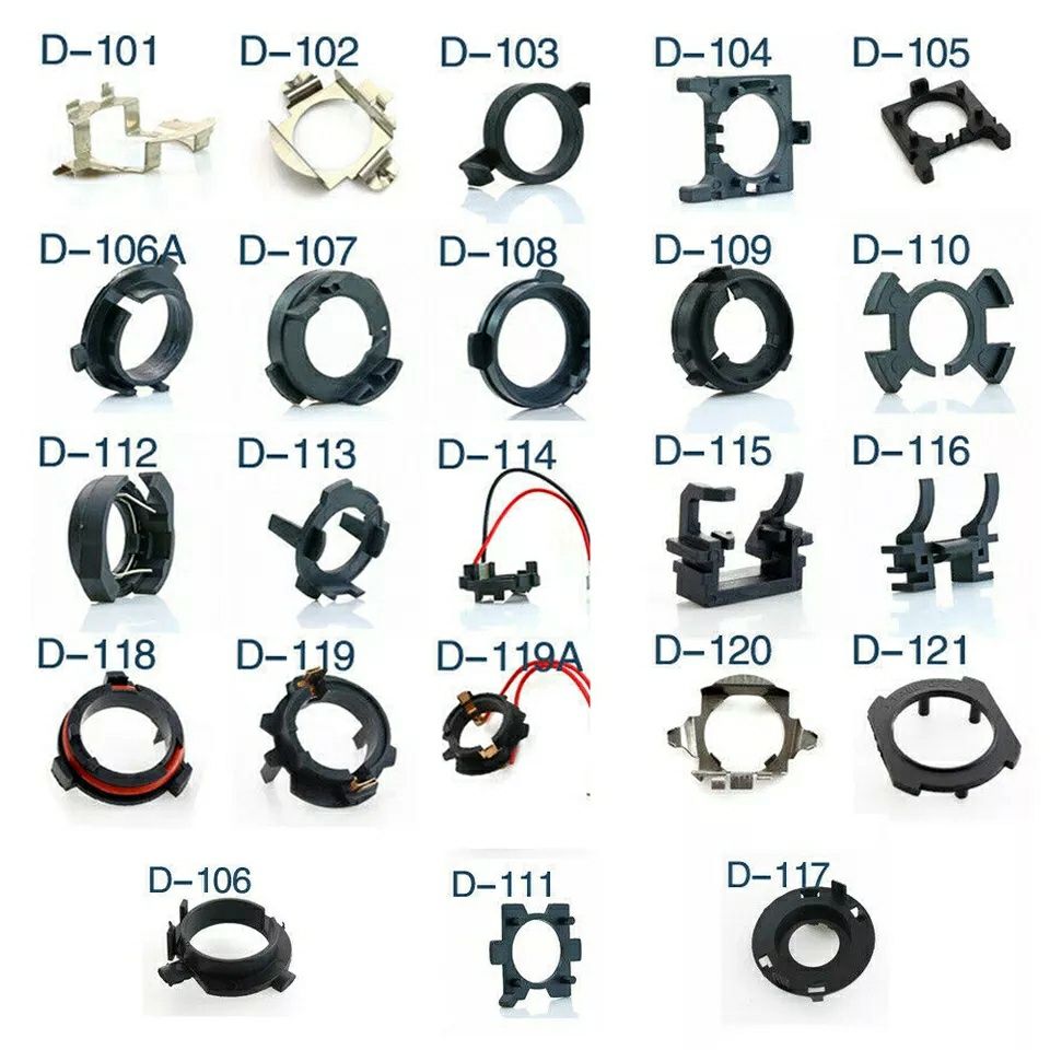 Adaptoare/Inele Bec Led Cu Soclu:H1,H3,H4,H7,H8,H9,H11,9005,9