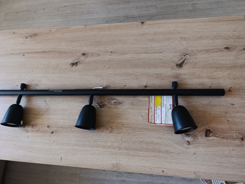 Спот черен мат Икеа