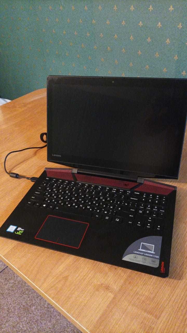 игровой ноутбук Lenovo Legion Y720 с видеокартой 1060 6Гб