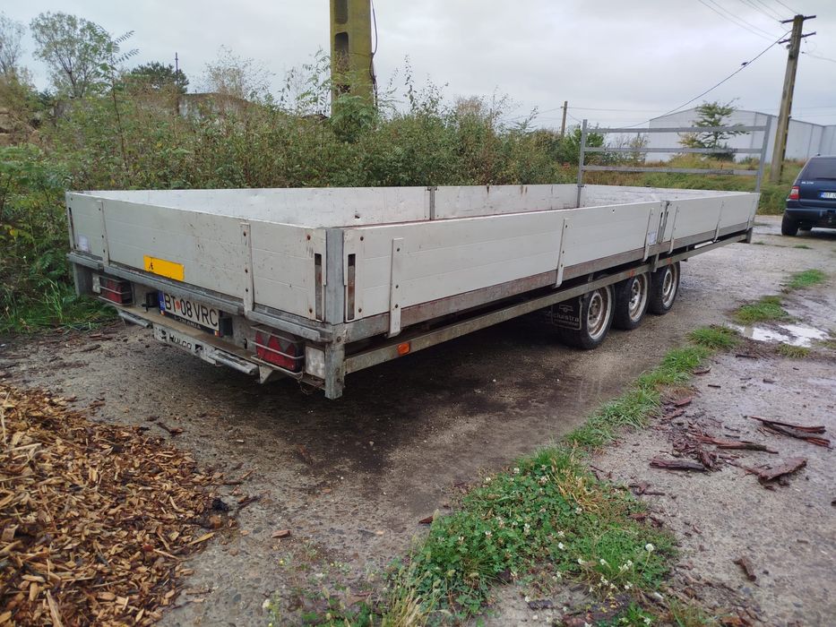Remorca/Platforma Hulco 3,5T,6m, 3 axe